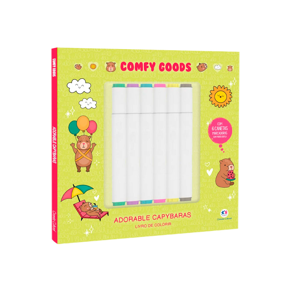 Livro de Colorir | Adorable Capybaras
