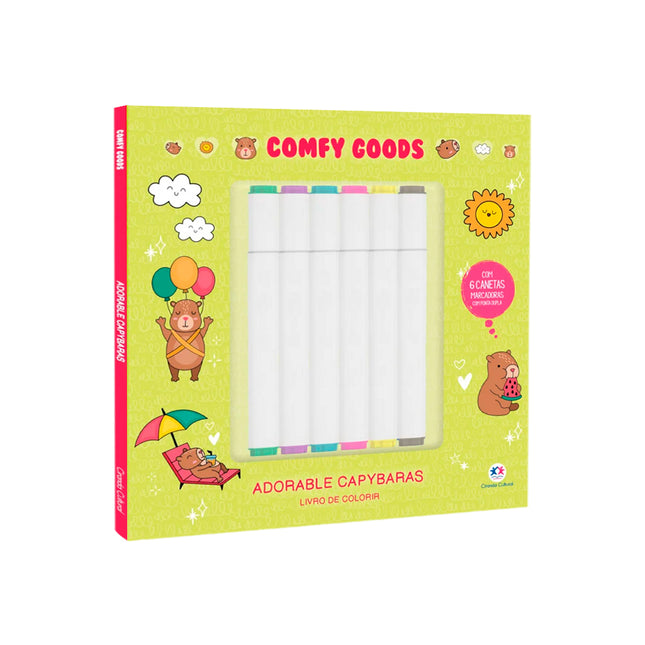 Livro de Colorir | Adorable Capybaras