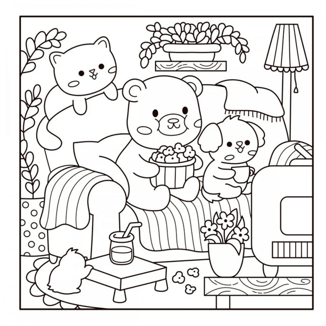Livro de Colorir | Sweet And Cozy