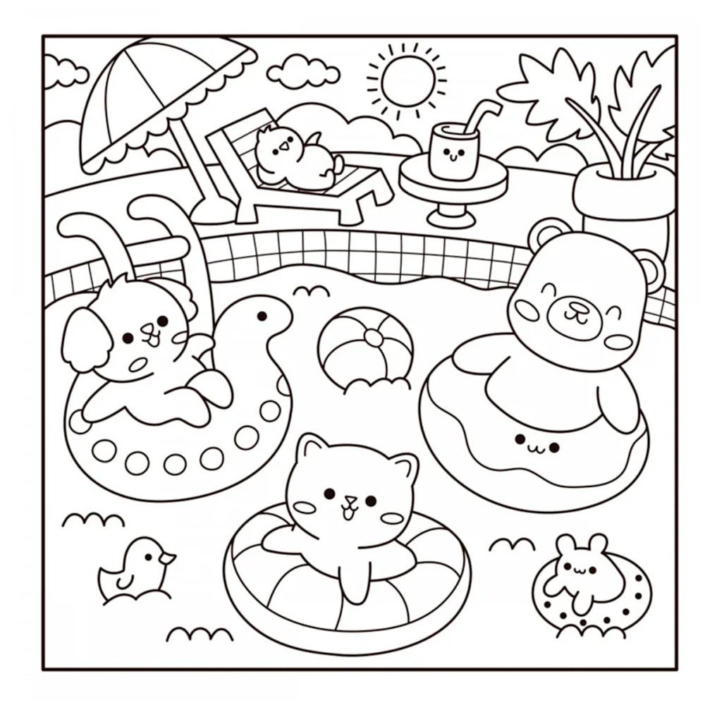 Livro de Colorir | Sweet And Cozy