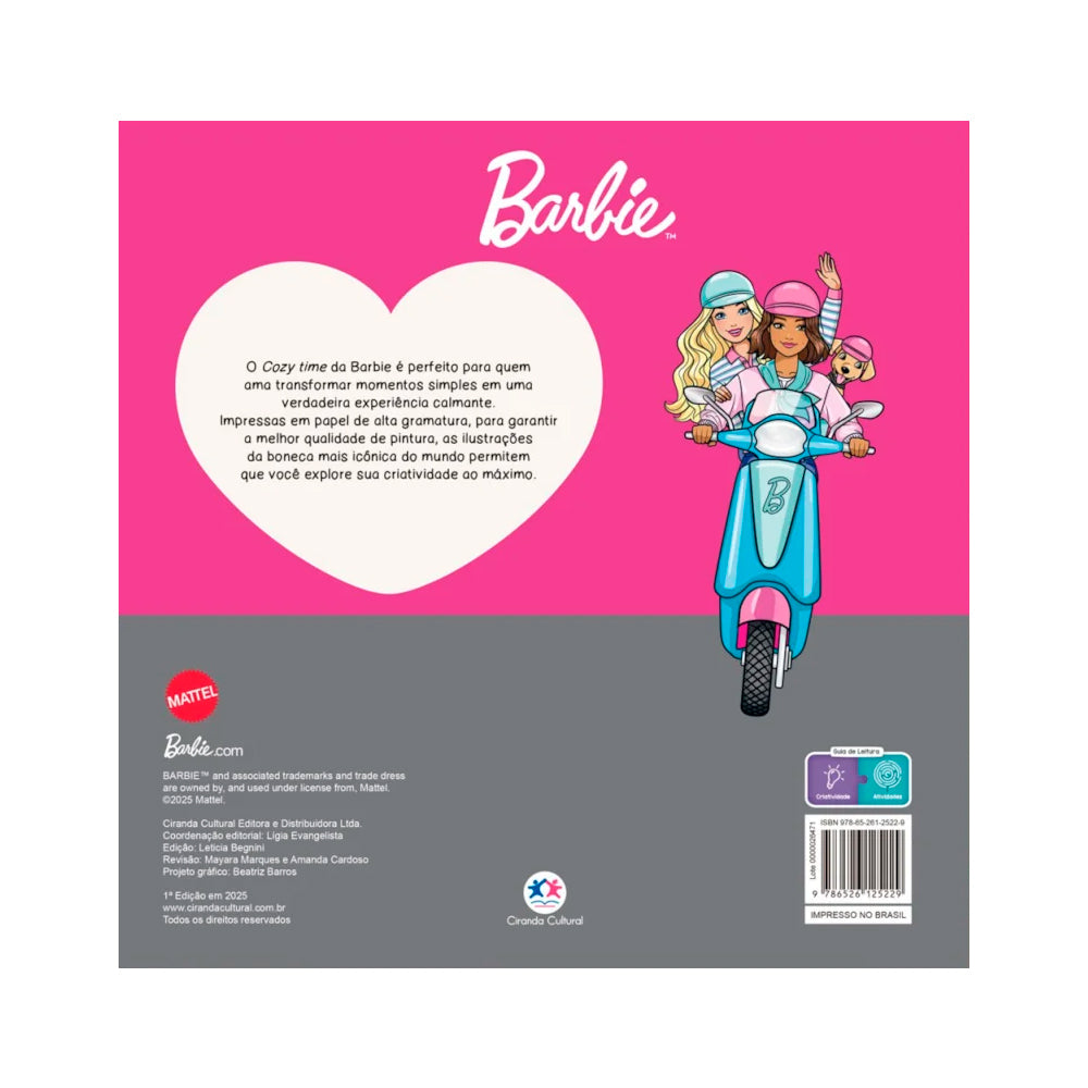 Barbie | Cozy Time | Livro de Colorir