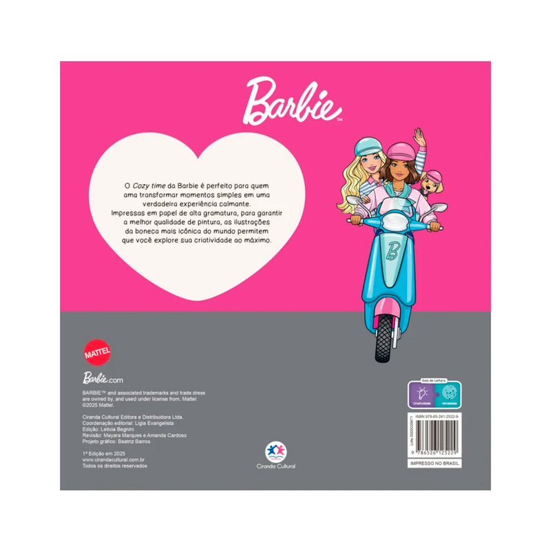 Barbie | Cozy Time | Livro de Colorir