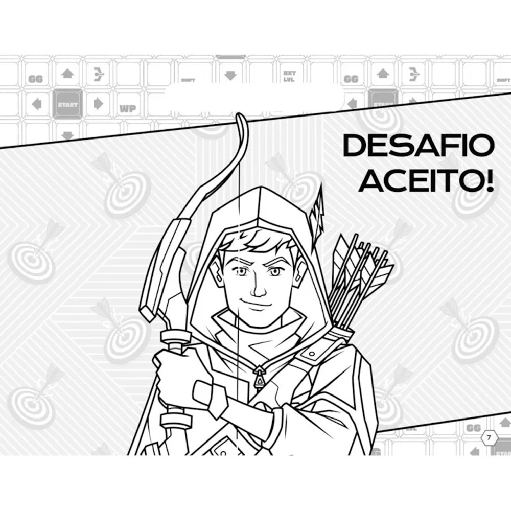 Robin Hood Gamer | Game das Cores | Paloma Blanca