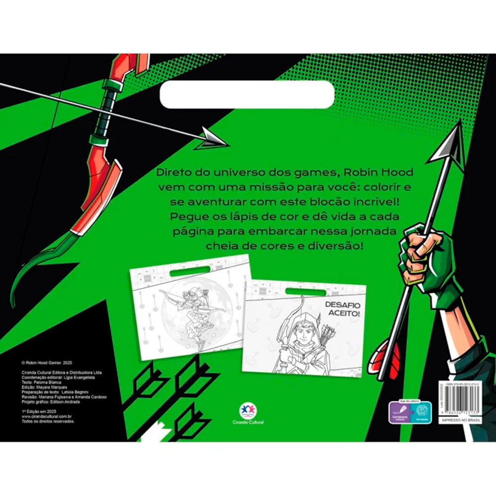 Robin Hood Gamer | Game das Cores | Paloma Blanca