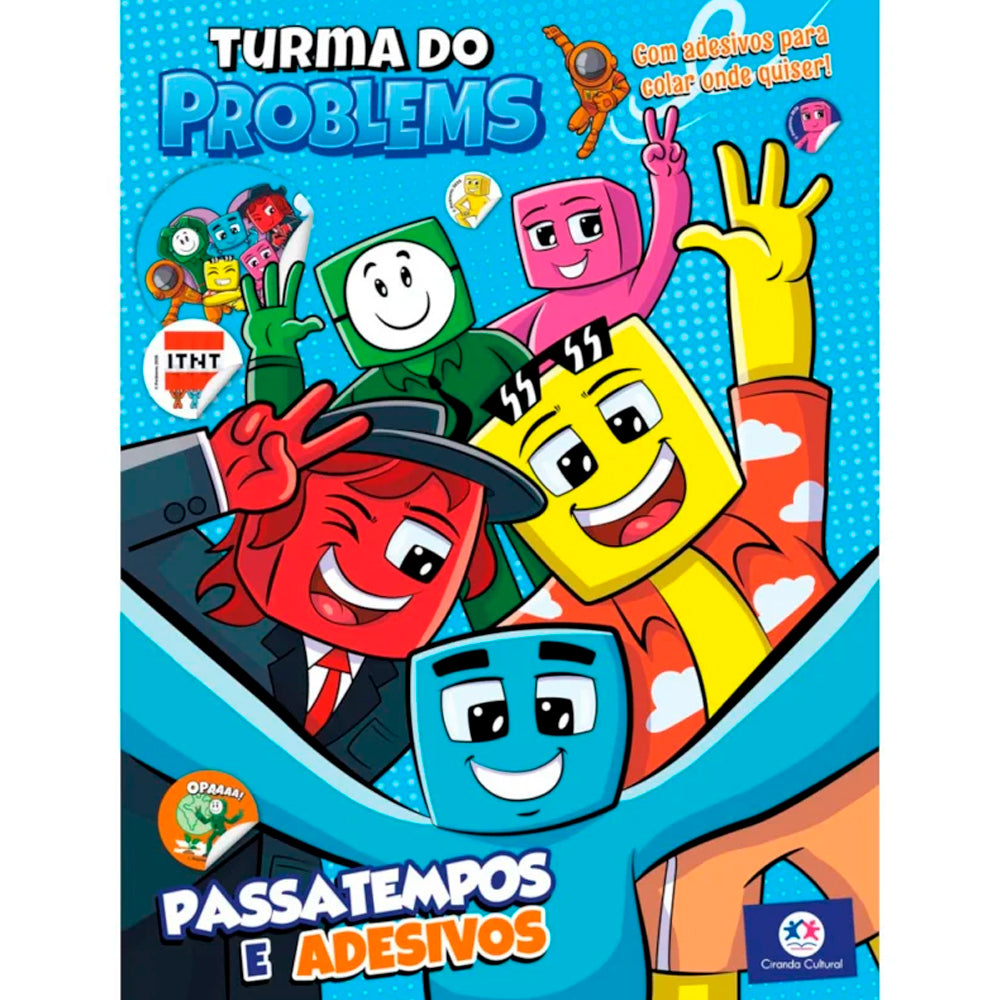 Turma do Problems | Passatempos e Adesivos