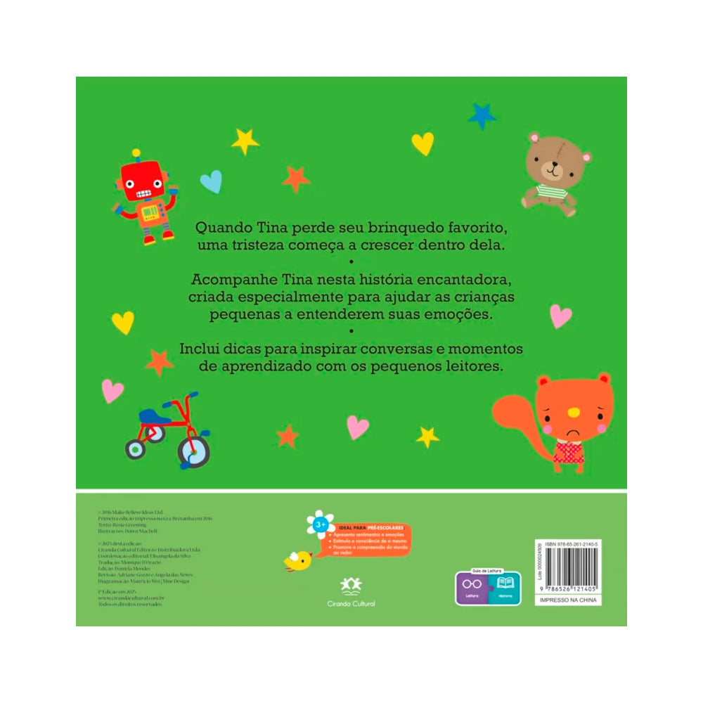 Meu Primeiro Livro de Emoções | Tina Triste