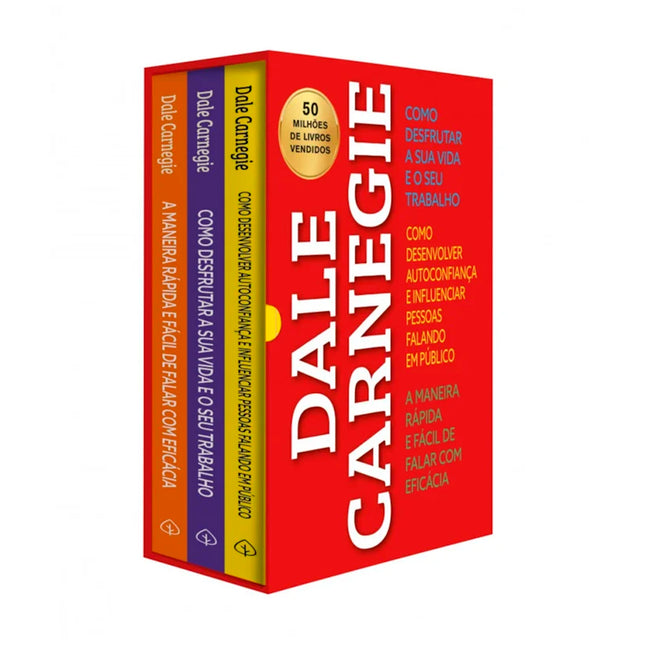 Box Dale Carnegie | 3 Livros de Desenvolvimento Pessoal | Dale Carnegie
