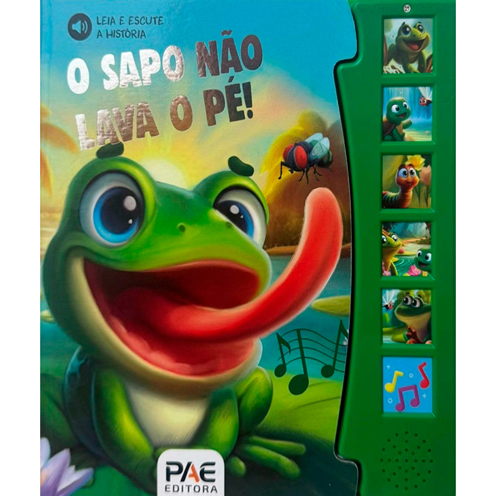 Livro Sonoro | O Sapo Não Lava o Pé