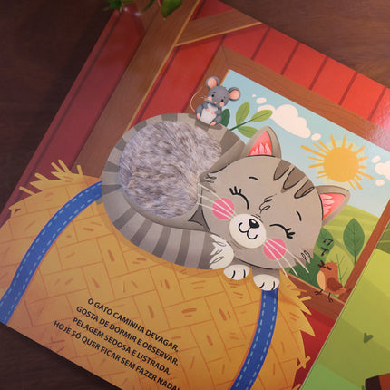 Livro Sonoro Toque e Sinta | Animais da Fazenda