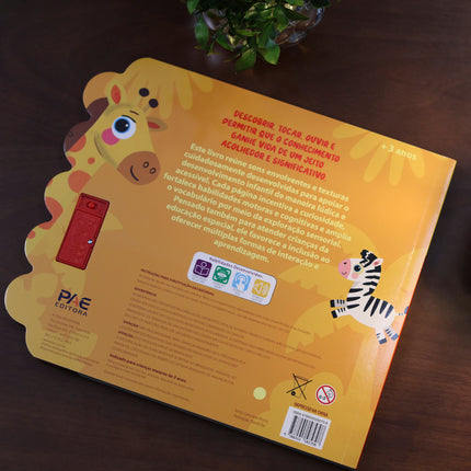 Livro Sonoro Toque e Sinta | Animais da Selva