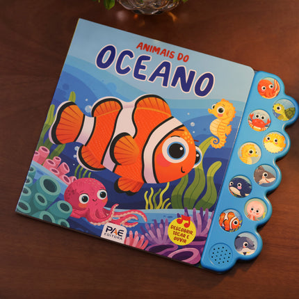 Livro Sonoro Toque e Sinta | Animais do Oceano