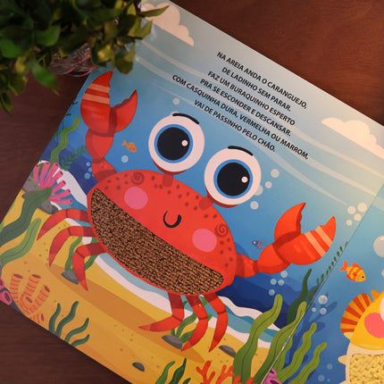 Livro Sonoro Toque e Sinta | Animais do Oceano