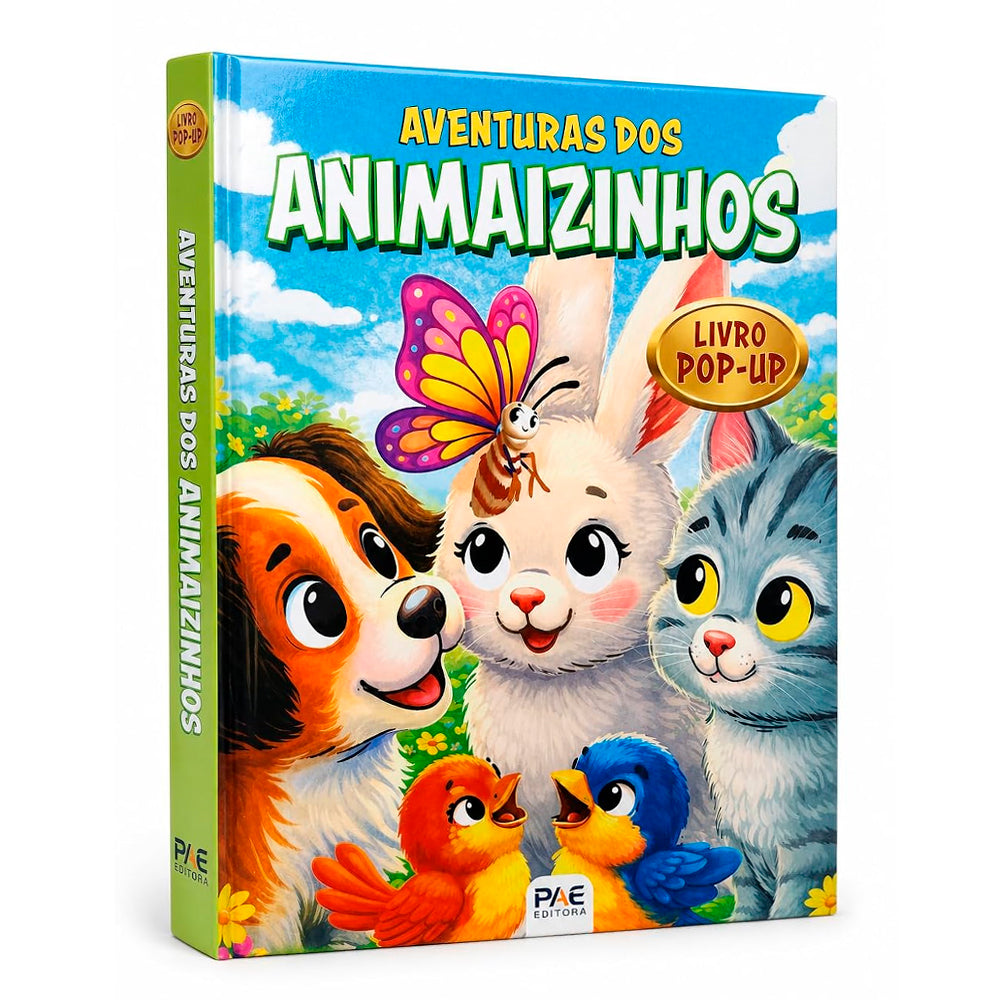 Aventuras dos Animaizinhos |  Livro Pop-Up