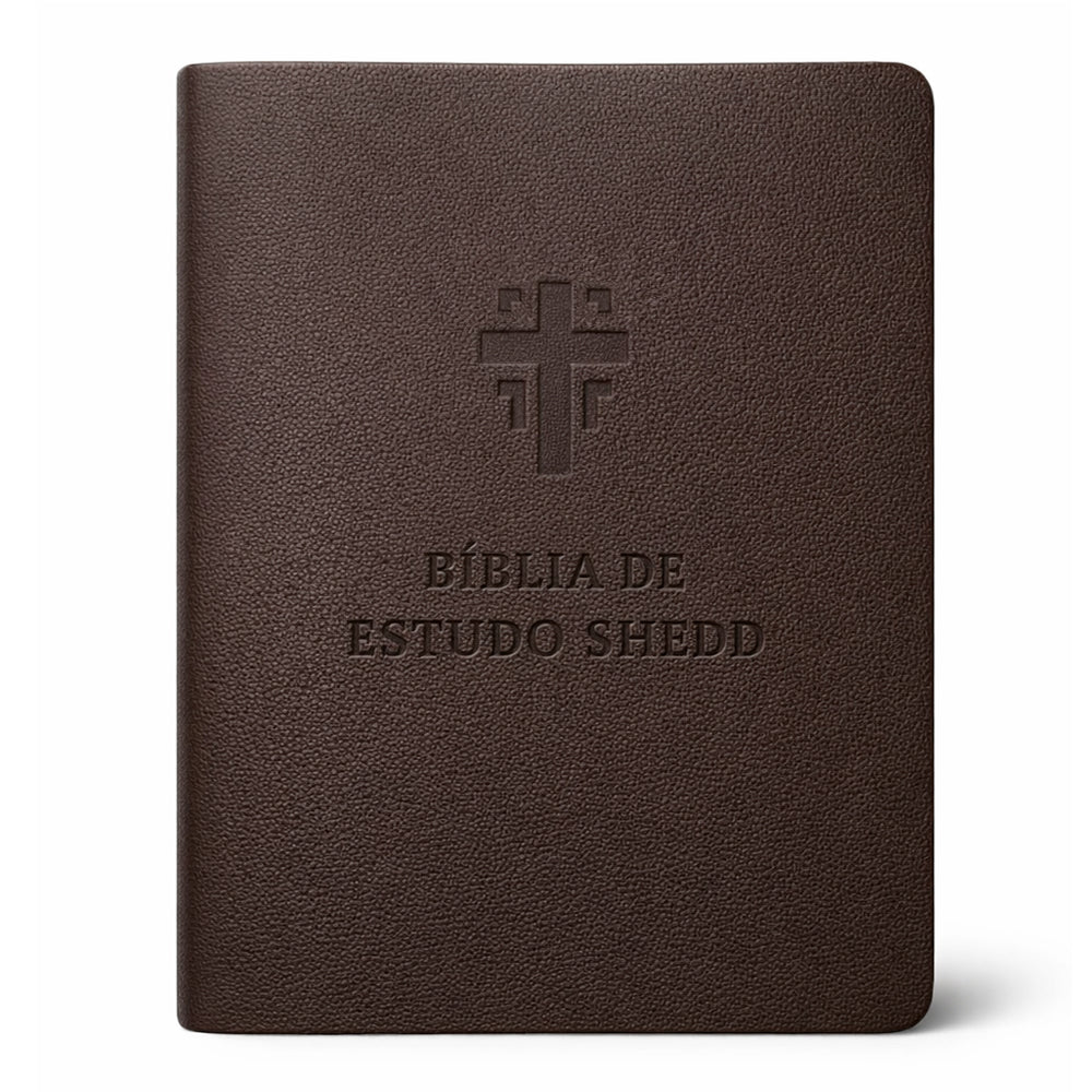 Bíblia de Estudo Shedd | A21 | Couro Legítimo Marrom