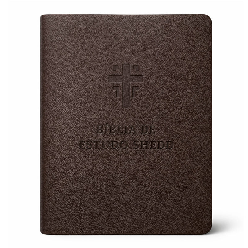 Bíblia de Estudo Shedd | A21 | Couro Legítimo Marrom