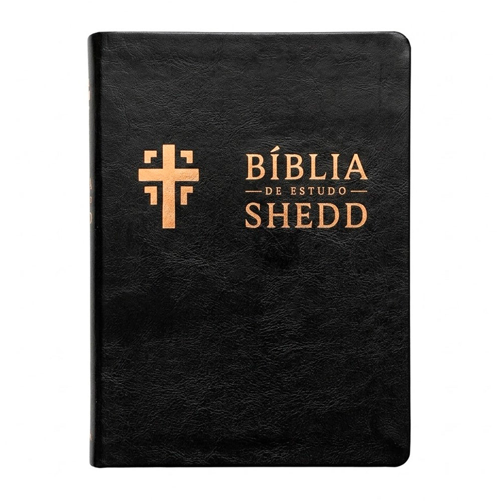 Bíblia de Estudo Shedd | A21 | Couro Sintético Preto