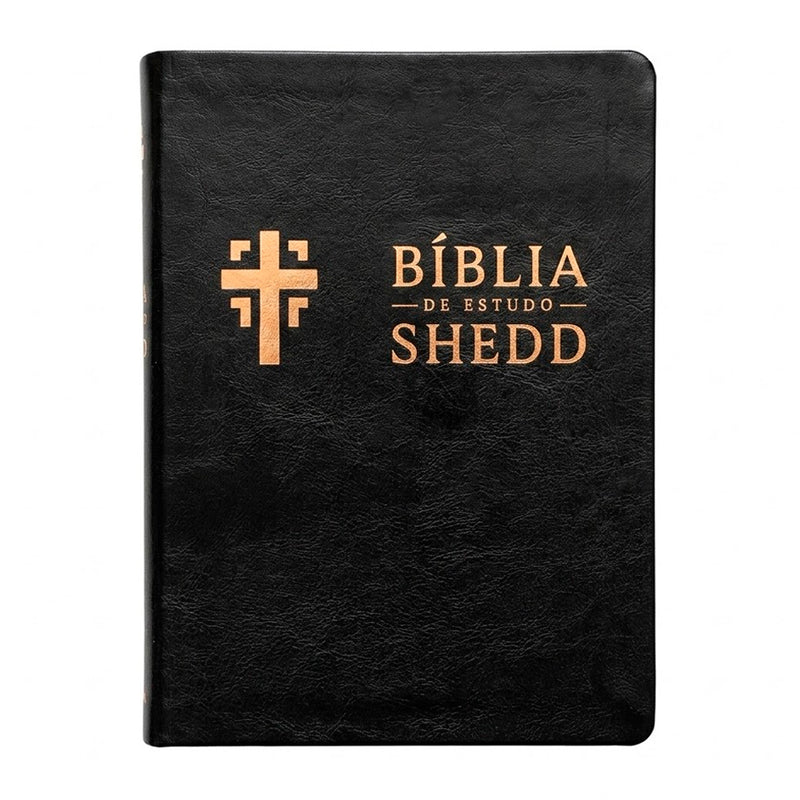 Bíblia de Estudo Shedd | A21 | Couro Sintético Preto