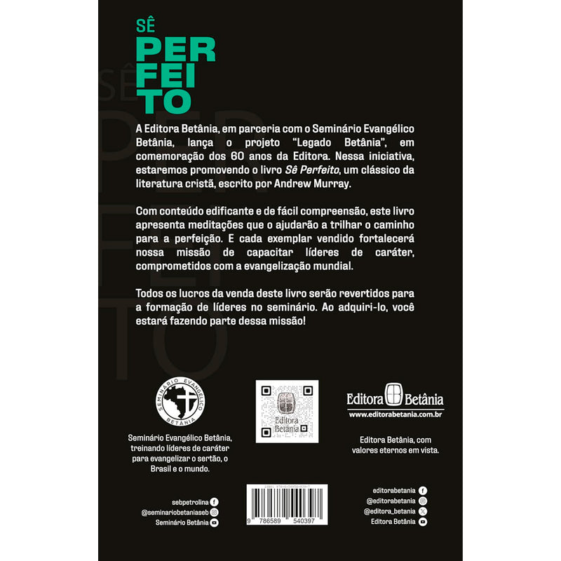 Sê Perfeito | Andrew Murray
