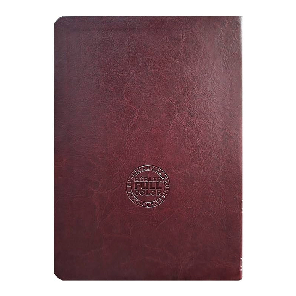 Bíblia de Estudo Aplicação Para Vida | ARC | Full Color | Capa PU Luxo Bordô