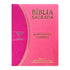 Bíblia Slim Large | ARC | C/ Harpa | Capa PU Bicololor Rosa e Pink