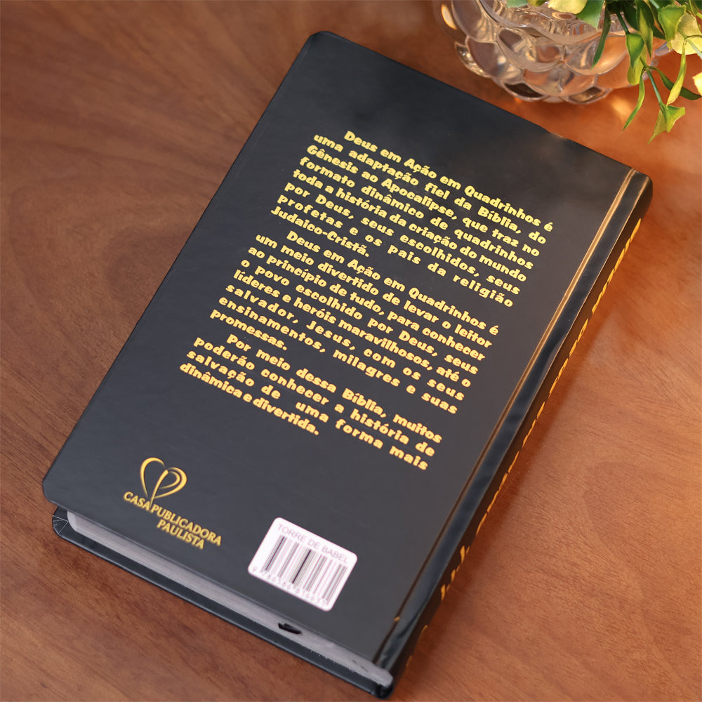 Bíblia Deus em Ação Em Quadrinhos | Torre de Babel | Capa Dura