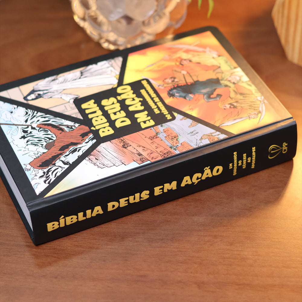 Bíblia Deus em Ação Em Quadrinhos | Torre de Babel | Capa Dura