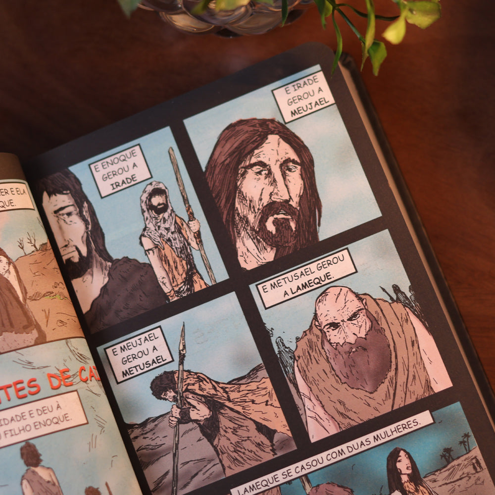Bíblia Deus em Ação Em Quadrinhos | Torre de Babel | Capa Dura