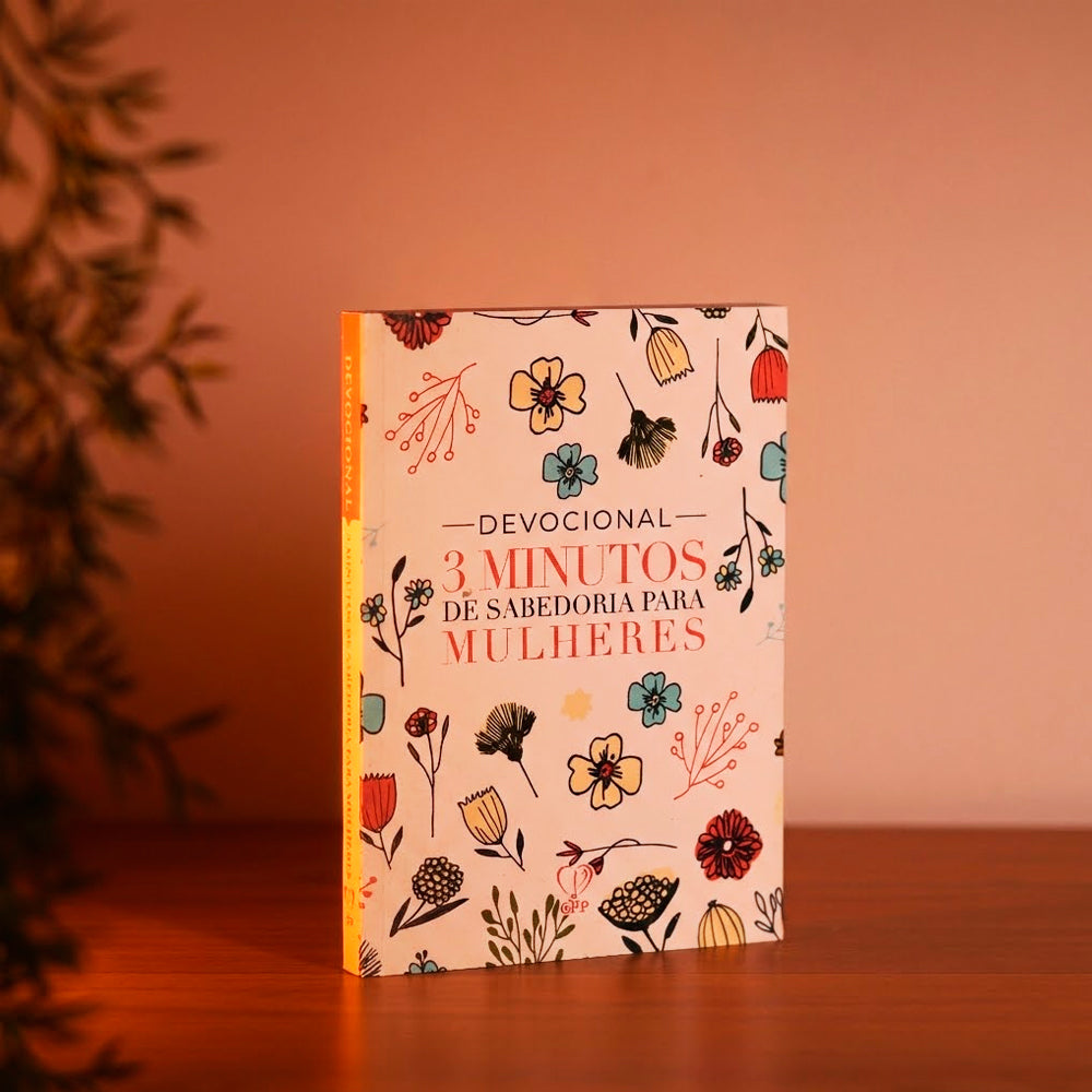 Devocional 3 Minutos de Sabedoria P/ Mulheres | Flowers Branca