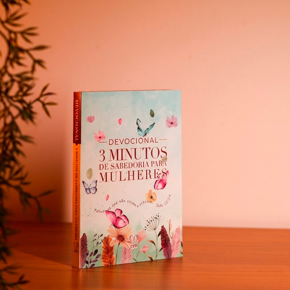 Devocional 3 Minutos de Sabedoria P/ Mulheres | Jardim Secreto