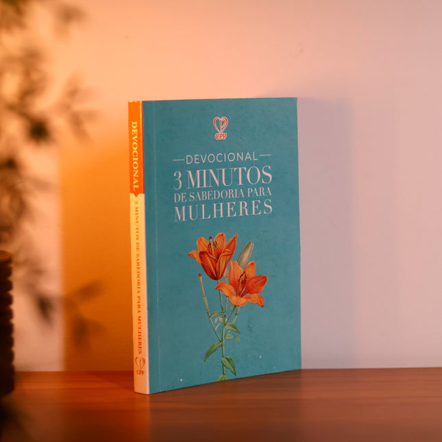 Devocional 3 Minutos de Sabedoria P/ Mulheres | Tudo Posso Azul