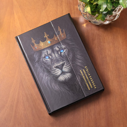 Bíblia Sagrada Rei dos Reis | ARC | Letra Gigante | Harpa Avivada e Corinhos | Capa Dura Carteira