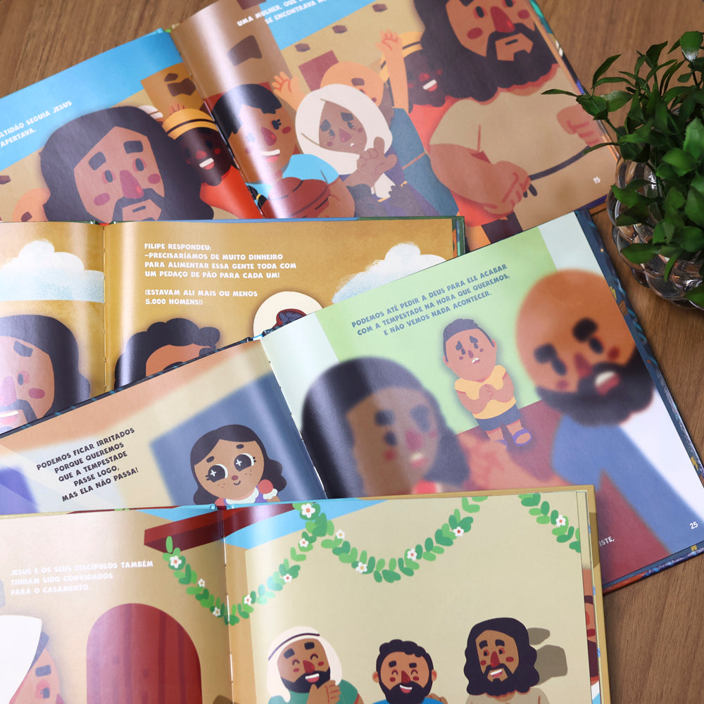 Box Com 4 Livros | Série Milagres de Jesus