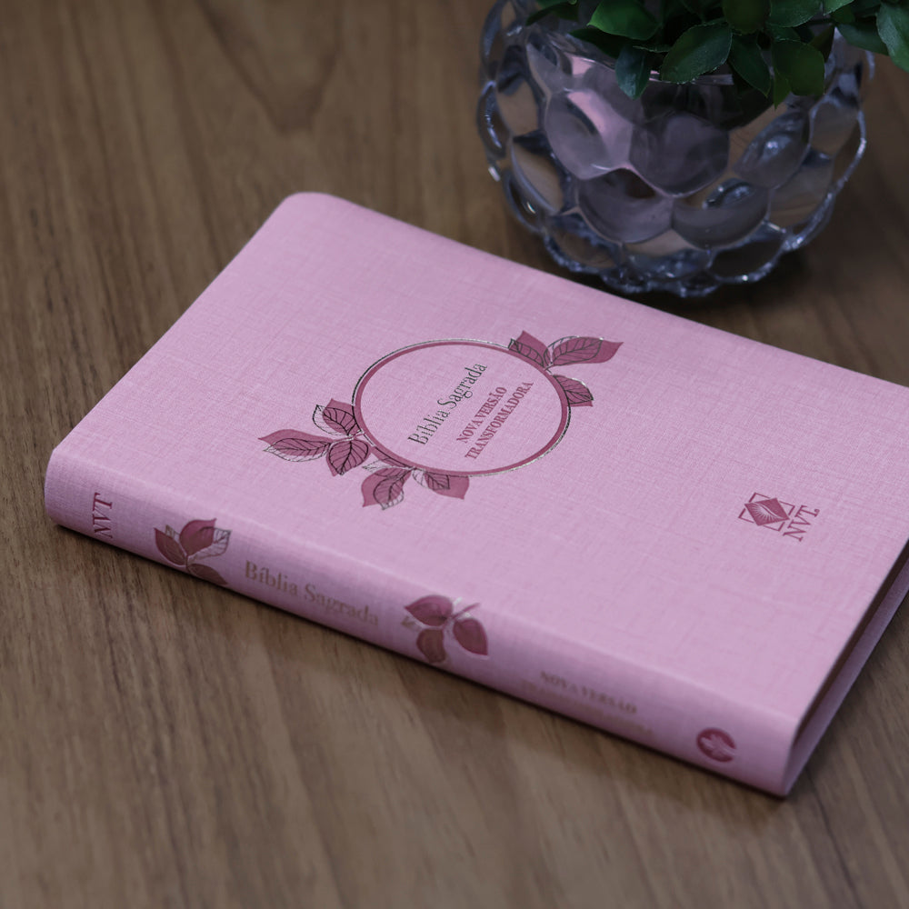 Bíblia Sagrada | NVT | Capa Luxo Rosa