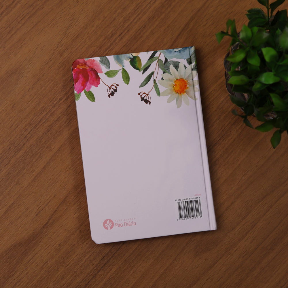 Bíblia Sagrada Flores Rosa | NAA | Capa Dura