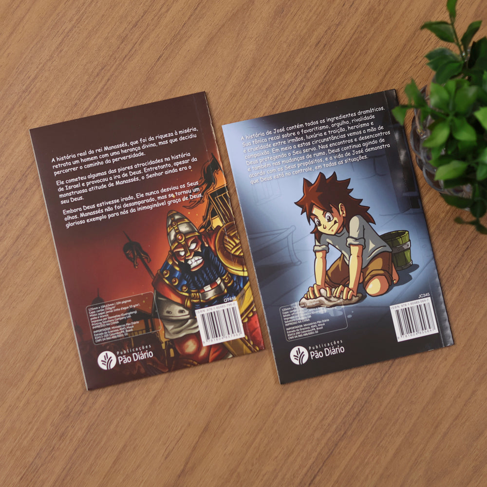 Kit Mangá | José e Manassés