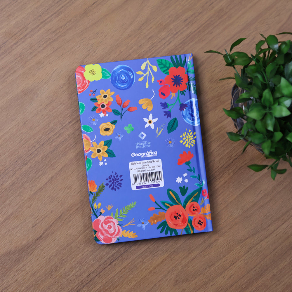 Bíblia Céu Azul | NVT | Letra Normal | Capa Dura