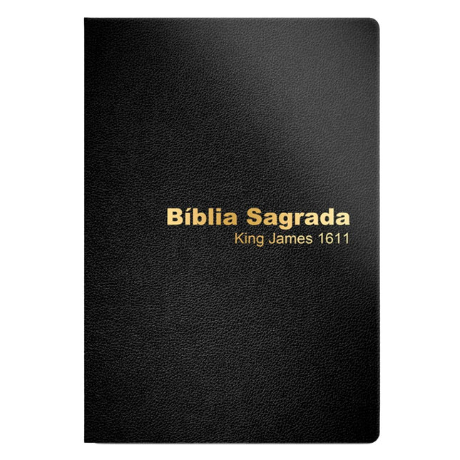 Bíblia Sagrada | King James 1611 | Semi Luxo Preta