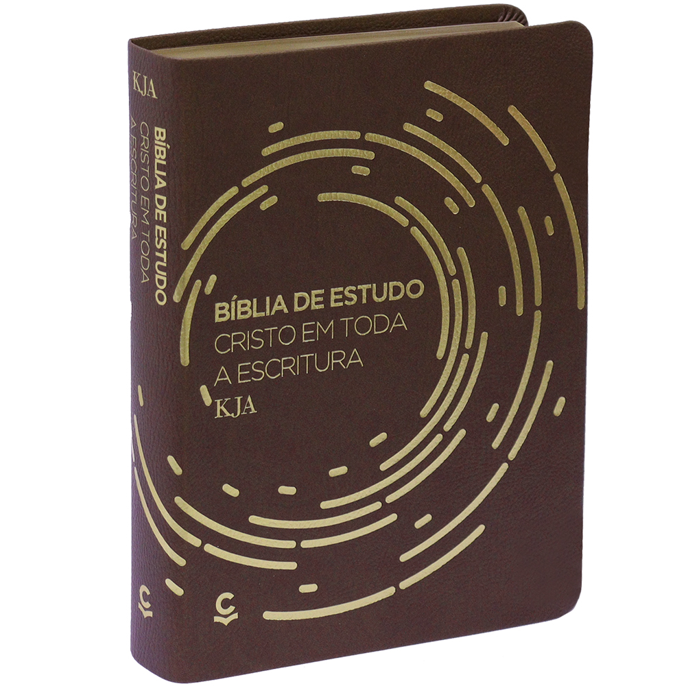 Bíblia de Estudo Cristo em Toda a Escritura | KJA | Letra Normal | Marrom