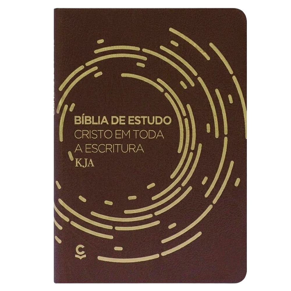 Bíblia de Estudo Cristo em Toda a Escritura | KJA | Letra Normal | Marrom