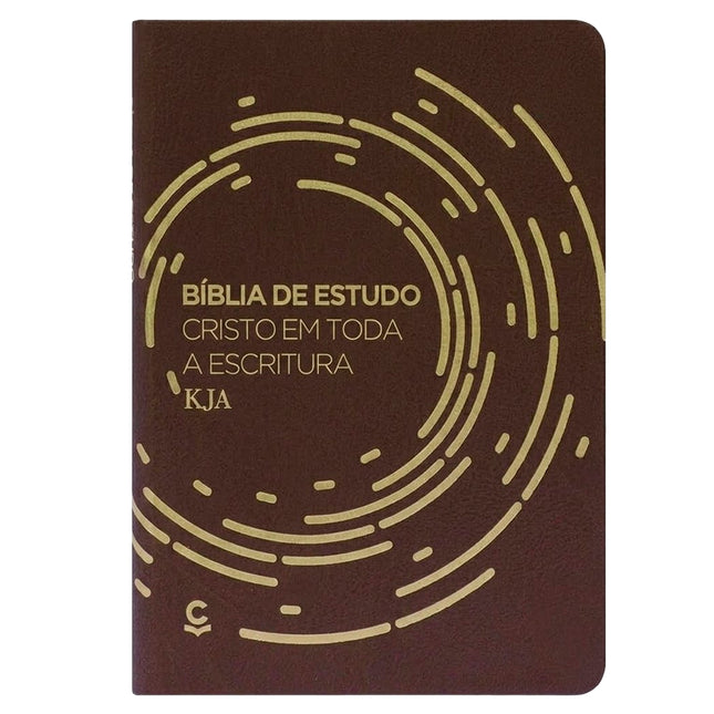 Bíblia de Estudo Cristo em Toda a Escritura | KJA | Letra Normal | Marrom