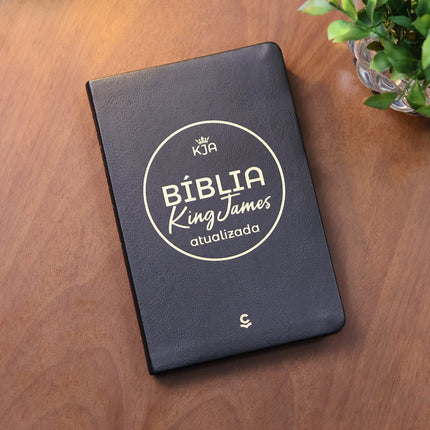 Bíblia Slim King James | KJA | Capa Luxo Preta