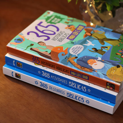 Box 365 Atividades, Desenhos e Histórias e Bíblicas | Pé da Letra