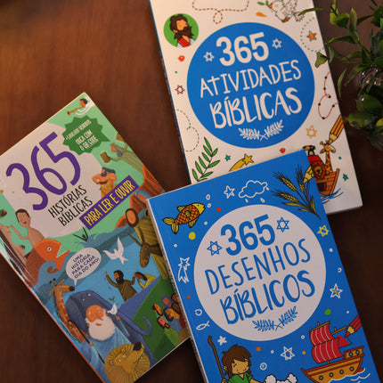 Box 365 Atividades, Desenhos e Histórias e Bíblicas | Pé da Letra