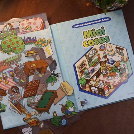 Livro de Adesivos Sweet & Cosy | Mini Casas | Marc Ordiali
