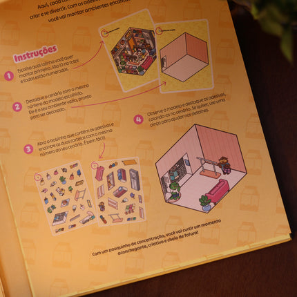 Livro de Adesivos Sweet & Cosy | Mini Lojas | Marc Ordiali