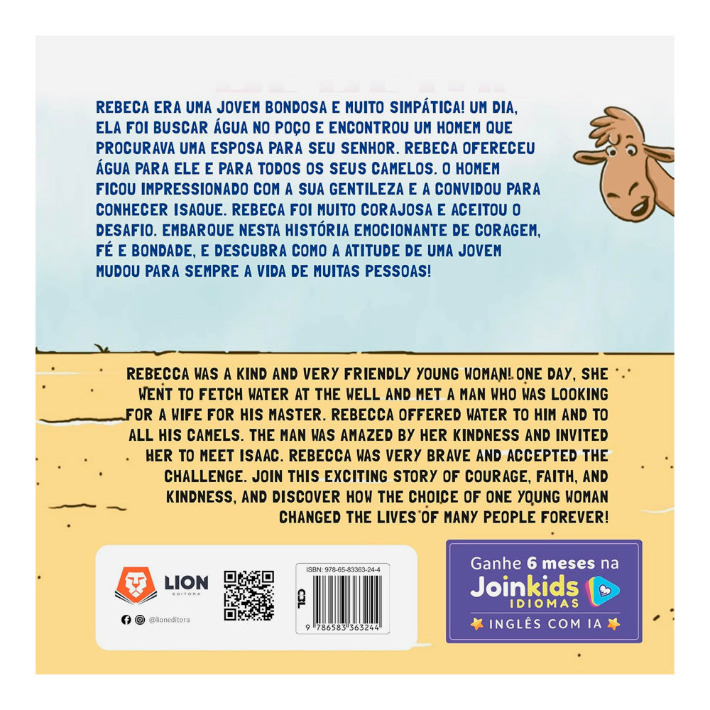 Rebeca: Resposta de Oração | Join Kids | História Bíblica Bilíngue