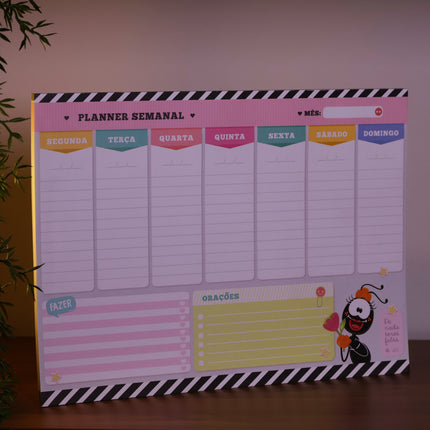 Planner Semanal Fani | De Nada Terei Falta | Smilinguido
