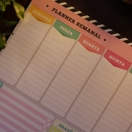 Planner Semanal Fani | De Nada Terei Falta | Smilinguido