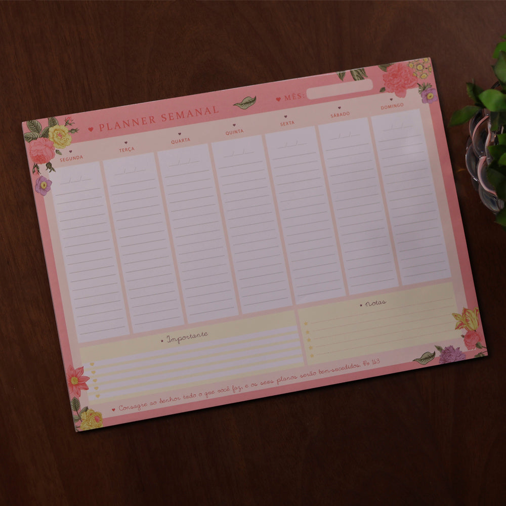 Planner Semanal | Consagre ao Senhor | Smilinguido
