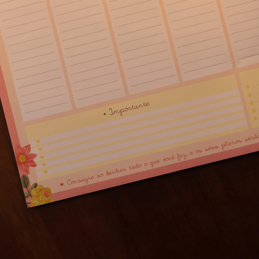 Planner Semanal | Consagre ao Senhor | Smilinguido